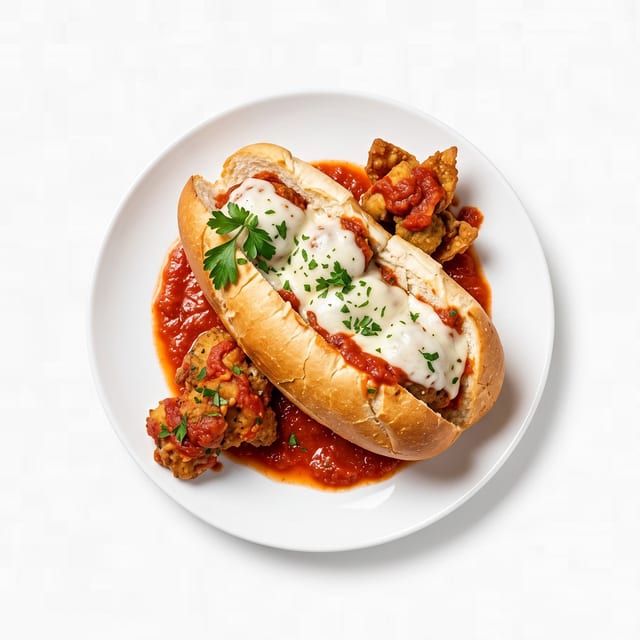 Veal Parmigiana Hero.