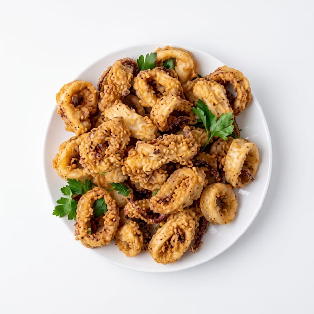 Fried Calamari and Shrimp.
