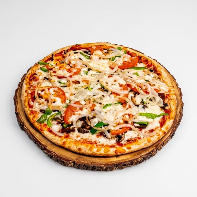 Sicilian Breakfast Cauliflower Crust Pizza.