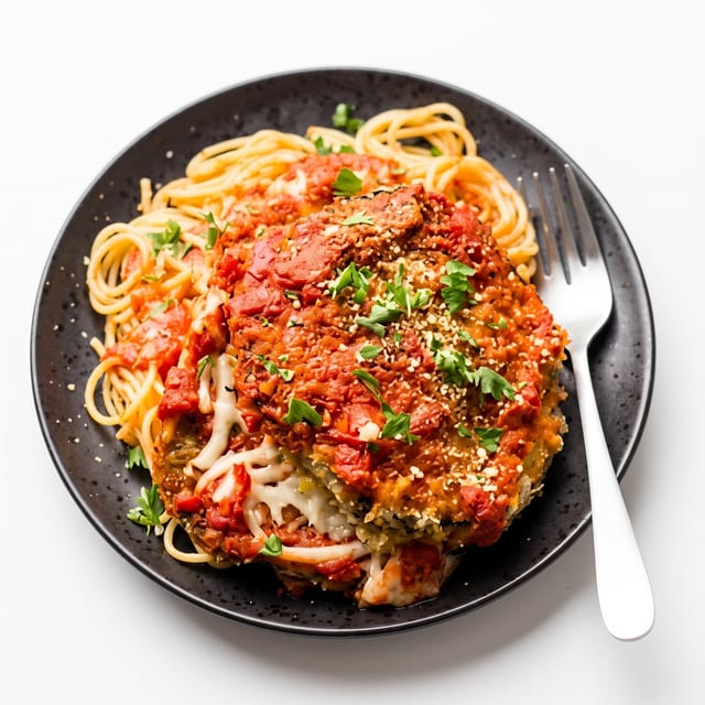 Eggplant Parmigiana.