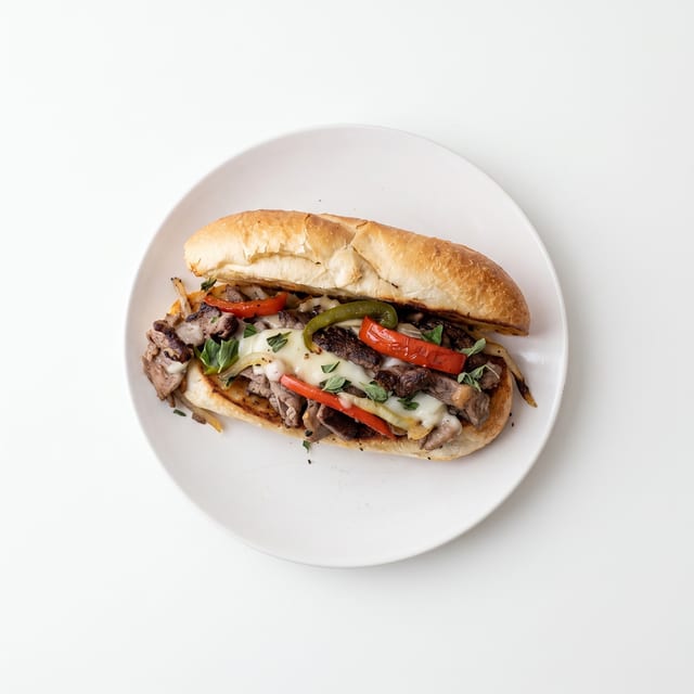 Peppers and Steak Hero.