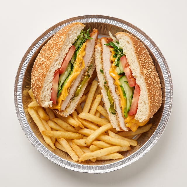 Chicken Cutlet Burger.