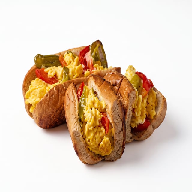 Peppers and Eggs Hero.