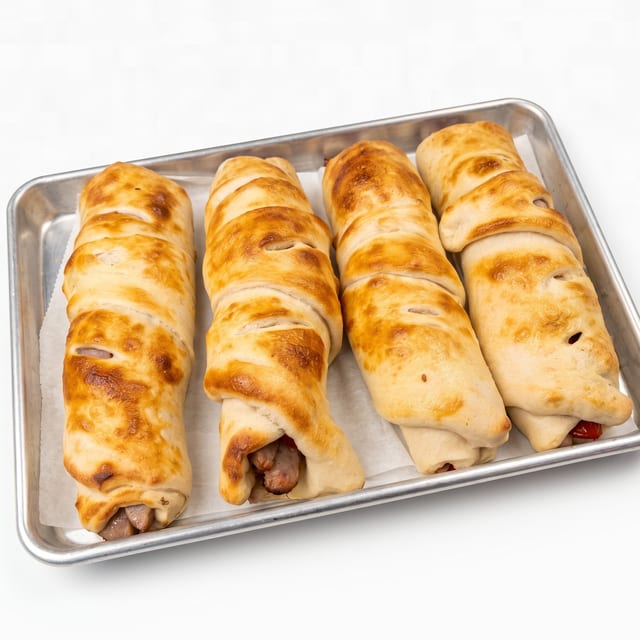 Sausage and Peppers Roll.