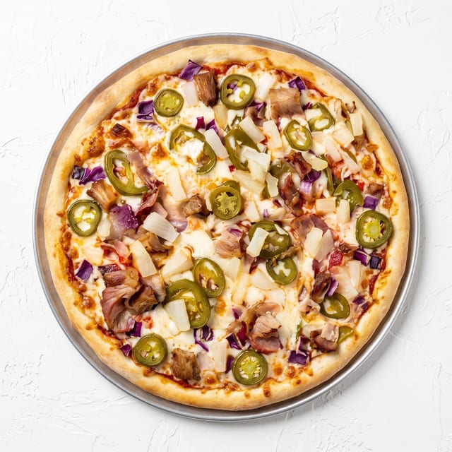 Eggplant Pizza.