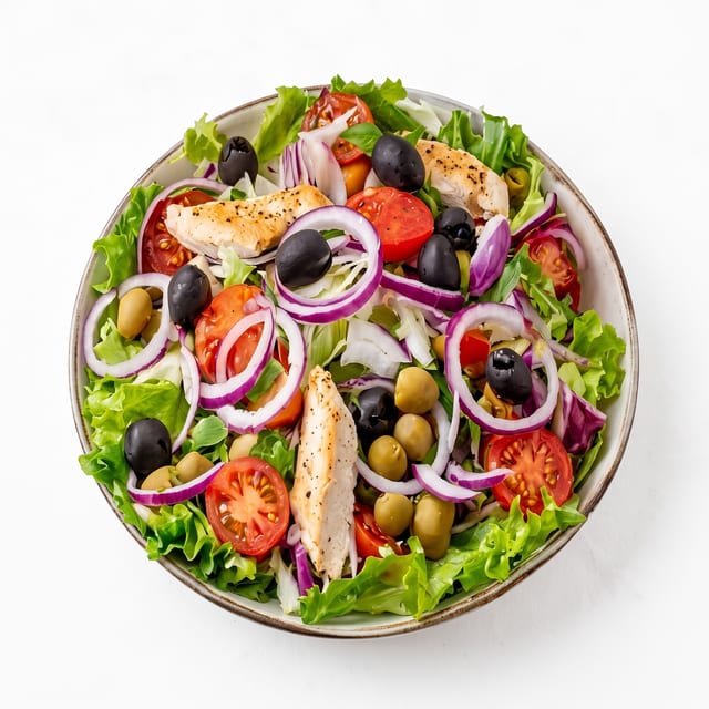 Mixed Salad with Chicken.