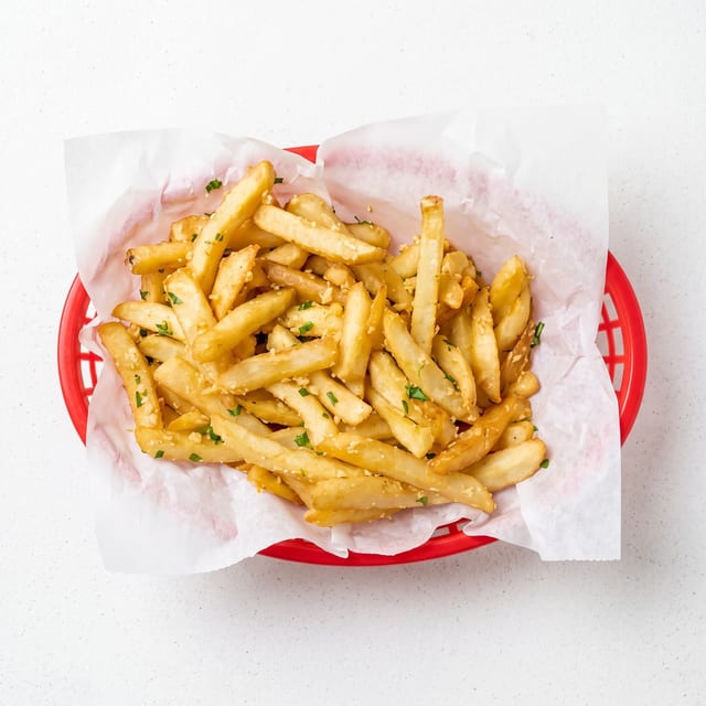 Loaded Garlic French Fries.
